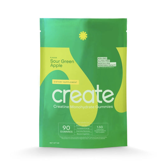 Create Creatine Monohydrate Gummies (Apple Flavor)