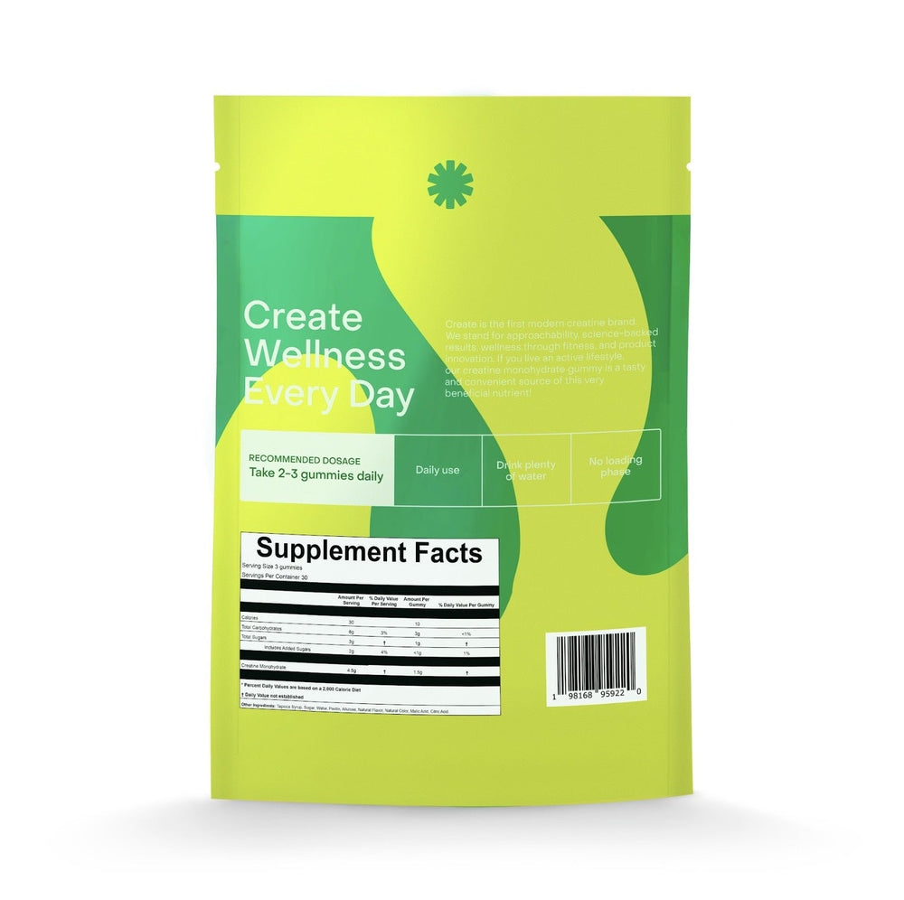 Create Creatine Gummies Apple Flavor