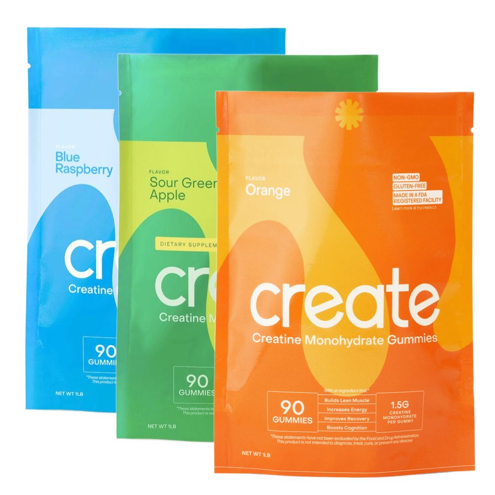 Create Creatine Monohydrate Gummies (Pack of 3)